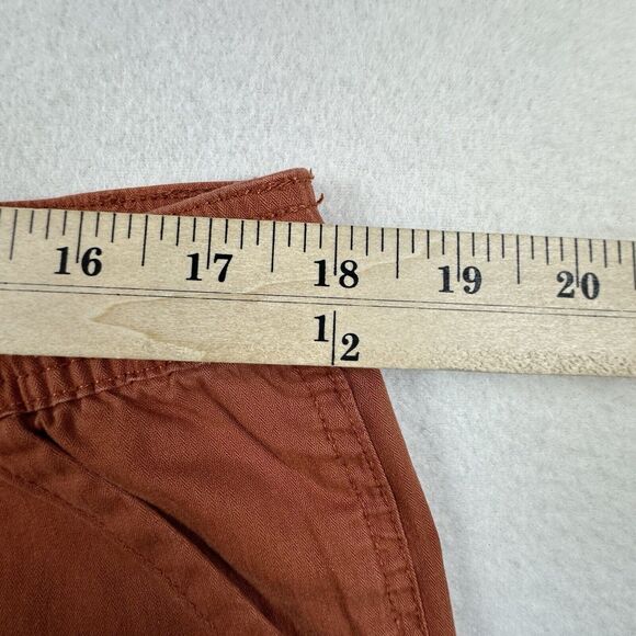 Arbor Shorts Mens 36 Orange 1995 Men Chino Pull On Casual Shorts Drawstring - Picture 2 of 9